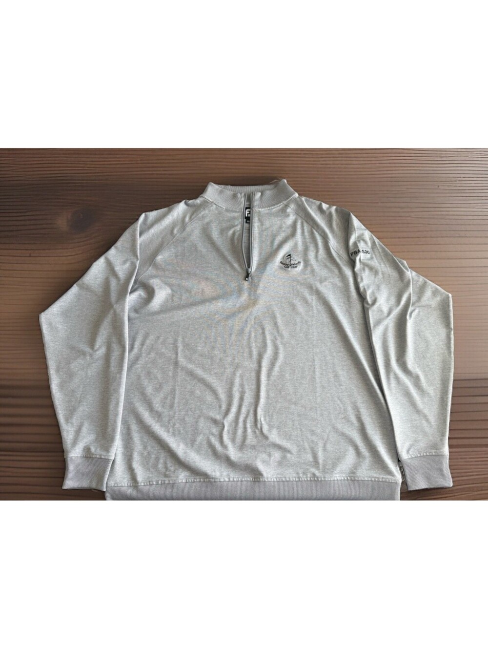 Footjoy NWOT Men’s 1/4 Zip Gray Pullover Sz 2XL Ultra Soft Material Golf Club